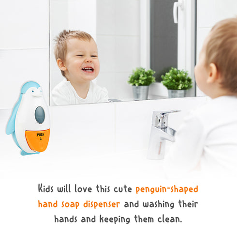 EDNA HOME Cute Penguin Soap Dispenser